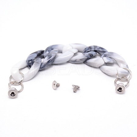 Acrylic Beads Phone Case Chain AJEW-WH0235-10B-1