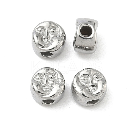304 Stainless Steel Beads STAS-D204-19P-1