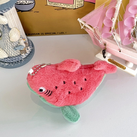 Cartoon Shark Cloth Plush Doll Pendant Decorations PW-WG79389-01-1