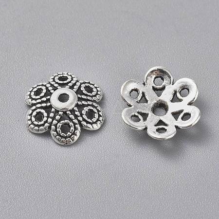 Tibetan Style Alloy Fancy Bead Caps LS-TIBEB-LF10883YKG-AS-FF-1