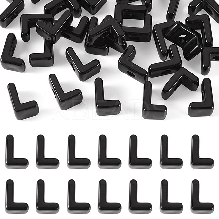 Acrylic European Beads OACR-TAC0013-14L-1