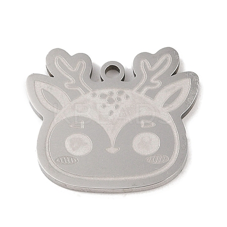 Non-Tarnish 201 Stainless Steel Pendants STAS-C095-21P-1