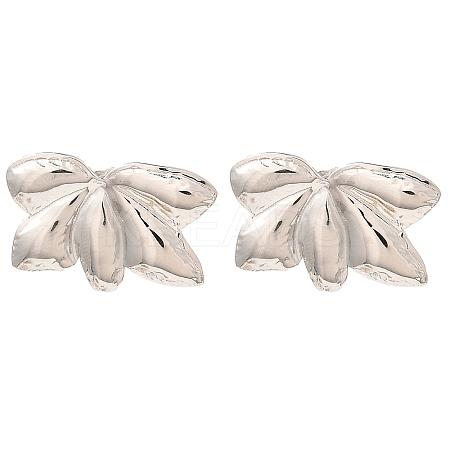 Non-Tarnish 304 Stainless Steel Stud Earrings for Women LS-EJEW-E291-04P-1