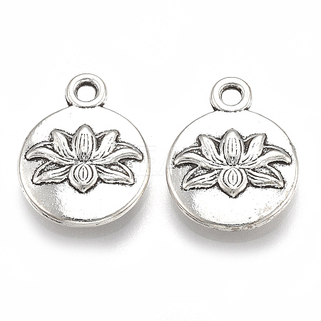 Tibetan Style Alloy Pendants X-TIBE-S314-33AS-LF-1