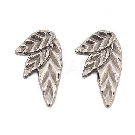 304 Stainless Steel Pendants STAS-B099-02P-1