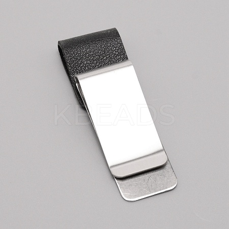 Brass with PU Leather Pen Clip LS-AJEW-WH0252-32P-1