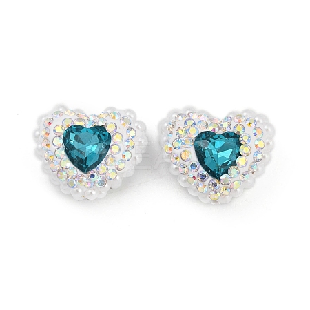 Polymer Clay Glass Rhinestone Beads CLAY-NH0001-13A-1