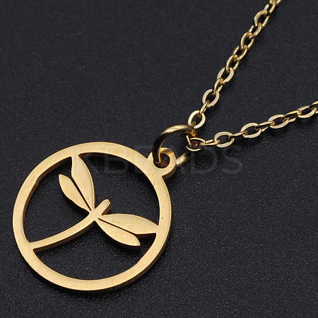 201 Stainless Steel Pendant Necklaces LS-NJEW-S105-JN586-40-2-1
