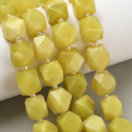 Natural Lemon Jade Beads Strands GG-CBAD988-A11-01-1
