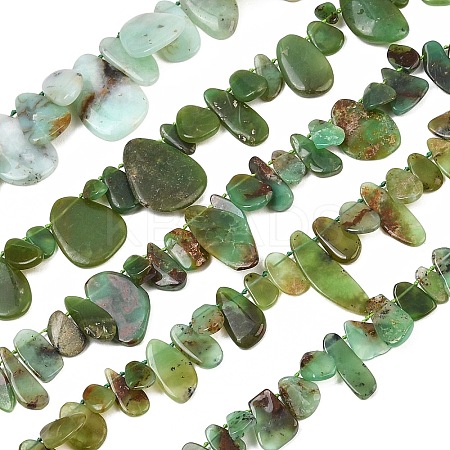Natural Chrysoprase Beads Strands GG-CBA3D9B-14C-1