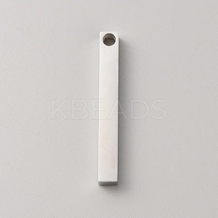 304 Stainless Steel Pendants LS-STAS-WH0043-18P-1