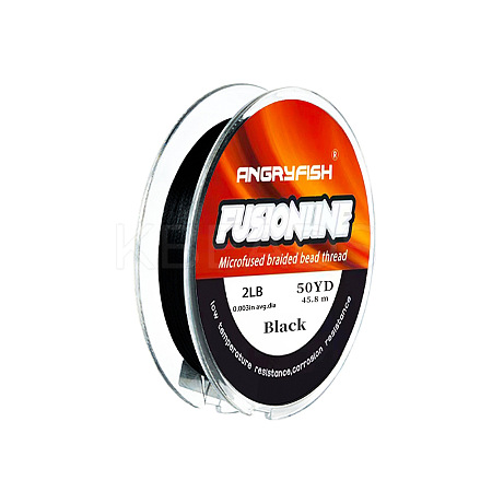 50 Yards ANGRYFISH Fusionline PE Microfused Braided Beading Thread OCOR-H111-14-1