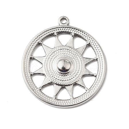 304 Stainless Steel Pendants STAS-H482-01P-1