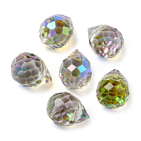 Electroplated Glass Beads EGLA-K062-01A-FR02-1