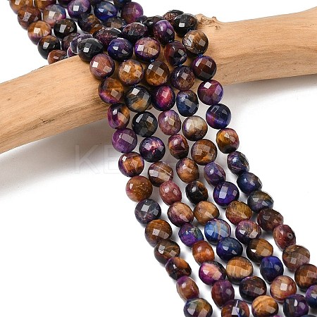Natural Tiger Eye Beads Strands G-F812-B03-01B-1