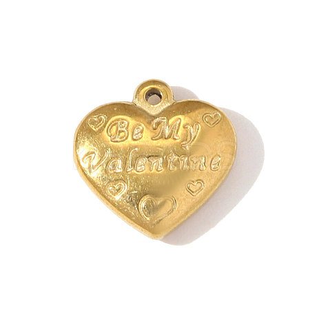 304 Stainless Steel Pendants STAS-OY010-76G-1