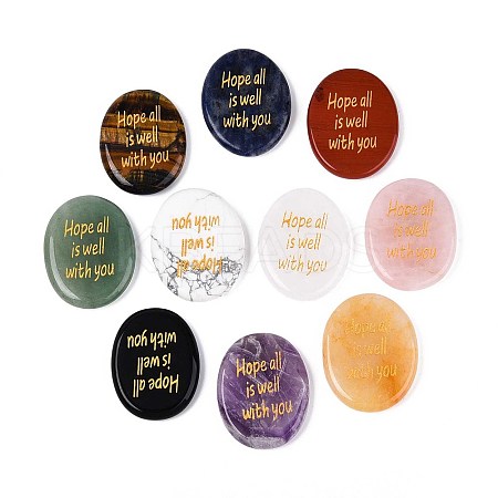 Natural Mixed Stone Cabochons G-T142-50-1