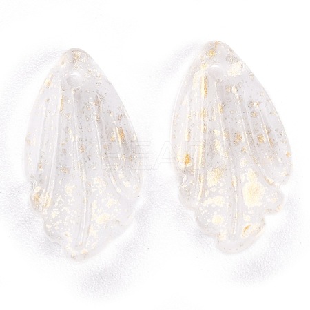 Transparent Glass Pendants GLAA-H102-B03-1