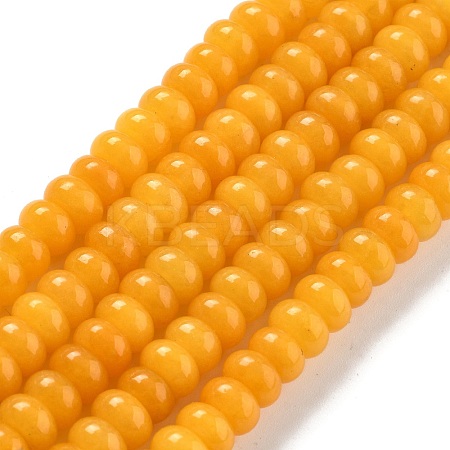Natural White Jade Beads Strands G-E507-01V-1