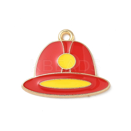 Alloy Enamel Pendants FIND-C074-01K-1