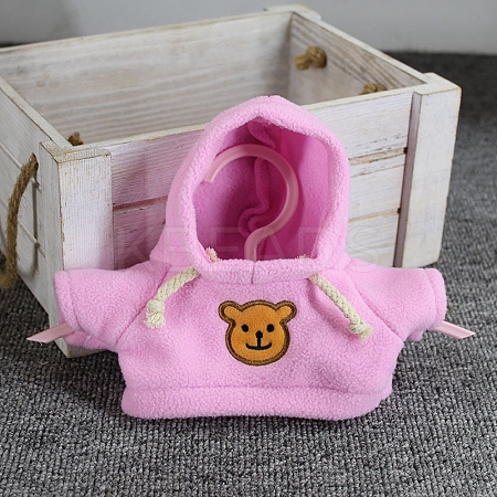 Bear Head Pattern Cellucotton Doll Clothes PW-WG84391-02-1