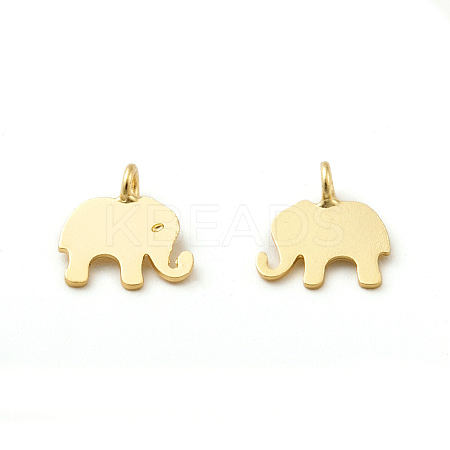 Brass Charms X-KK-E788-12G-1