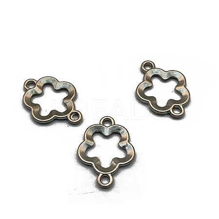 Alloy Flower Connector Charms PW-WG91923-01-1