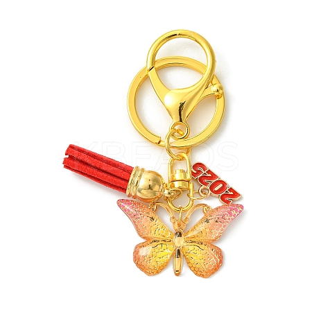 Acrylic & Alloy Enamel Keychain KEYC-FS00026-06-1