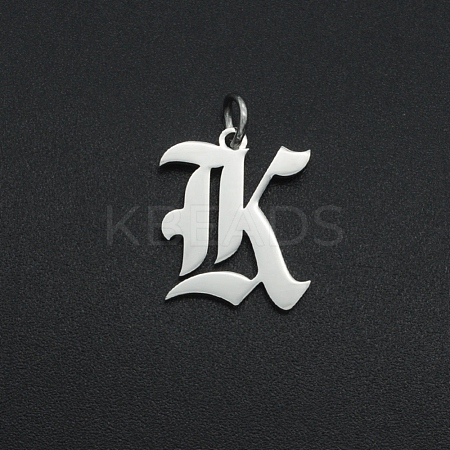 Non-Tarnish 304 Stainless Steel Pendants STAS-R111-JA565-K-1