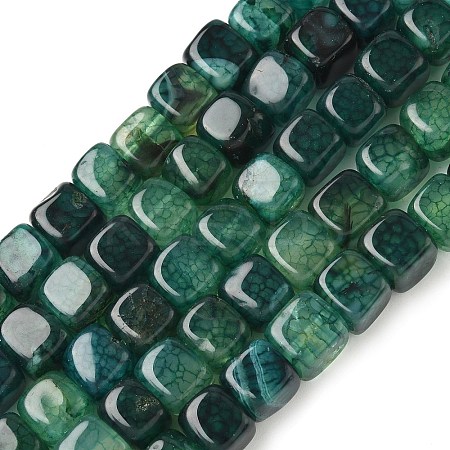 Natural Dragon Veins Agate Beads Strands G-G177-E03-05-1