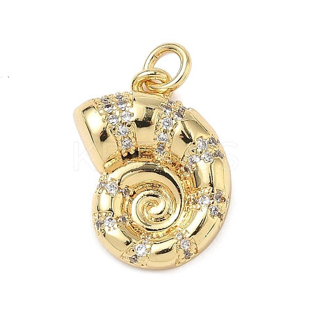 Brass Micro Pave Cubic Zirconia Pendants KK-D426-25E-G-1