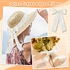 5 Yards Cotton Linen Raw Edge Ribbons OCOR-WH0088-52B-01-7
