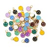 52Pcs 13 Colors Alloy Enamel Pendants PALLOY-JF03637-1