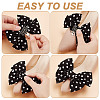 6 Styles Polyester Bowknot Shoe Decorations AJEW-GA0007-58-3