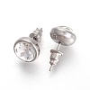 304 Stainless Steel Stud Earrings EJEW-F182-A08-2