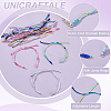 12 Colors Segment Dyed Nylon Thread Cord Bracelets Making BJEW-UN00011-4