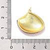 Real 18K Gold Plated Rack Plating Brass Enamel Pendants KK-M293-32G-04-3