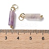 Natural Amethyst Pendants STAS-C120-01G-01-3