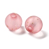 Frosted Transparent Acrylic Beads X1-OACR-F013-13C-2
