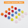 20Pcs 5 Colors Handmade Lampwork Beads LAMP-OC0001-29-3