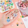 60Pcs 3 Styles Transparent Resin Cabochons CRES-SC0002-49-3