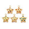 Ion Plating(IP) 304 Stainless Steel Pendants STAS-N112-19G-1