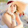 Aluminium Curb Chains Bracelets & 304 Stainless Steel Earring Dangle Earring SJEW-CA00001-7
