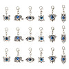 10 Sets Evil Eye Pendant Decorations HJEW-DR0001-07-1