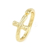 Brass Cuff Open Rings KK-Z165-02G-4