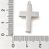304 Stainless Steel Rhinestone Charms STAS-P369-14P-04-3