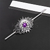 Alloy with Resin Hair Sticks PW-WG4FC6F-02-1