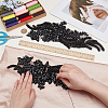 Glass Rhinestone Cloth Patches DIY-WH0888-887-3
