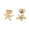 PVD Vacuum Plating 304 Stainless Steel Stud Earrings for Women EJEW-A048-15G-2