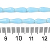 Opaque Solid Color Glass Beads Strands GLAA-T009-001I-4